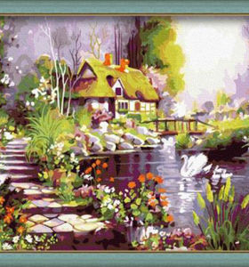 painting by numbers - environmental acrylic paint - landscape canvas paintings G096