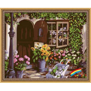 acryl wand kunst blume bild nach zahlen für wohnkultur g105