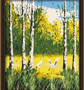 Del árbol del paisaje foto de pintura por números - EN71-3 - ASTMD-4236 de acrílico pintura - pintura 40 * 50 cm