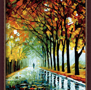 Diy oil pictures by numbers-oil painting beginner kit-canvas oil painting set-diy art set G128
