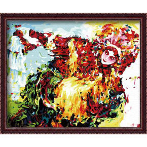 Diy malen nach zahlen- en71-3- astmd- 4236 acrylfarbe- Lack Junge 40*50cm g136