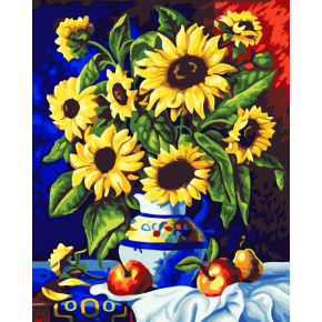 Blume malen nach zahlen 40*50cm