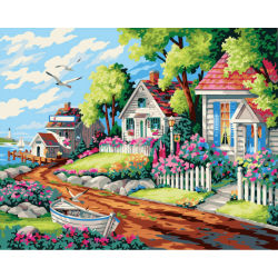 Cuadro de imagen caliente grupo de pintura al óleo del arte de la lona pintura al óleo para la decoración 40 * 50 cm