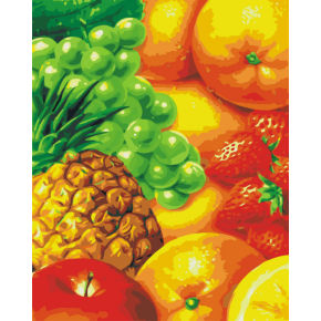 Früchte malerei Öl 40*50cm zahlen