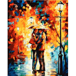 Pintura al óleo abstracta por números cuadro amante pintura - pintura 40 * 50 cm
