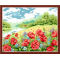 oil painting beginner kit-canvas oil painting set- G196 flower painting by numbers