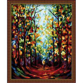 Diy oil pictures by numbers-oil painting beginner kit-canvas oil painting set-diy art set G224