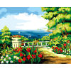 painting with numbers -landscape canvas painting G250-paint boy 40*50cm