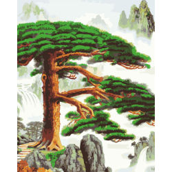 chinesisch baum Bild Öl malen nach zahlen fabrik meistverkauften 2015