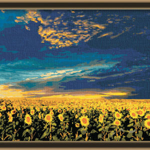 diy digital oil painting - EN71-3 - ASTMD-4236 acrylic paint - sunflower oil painting