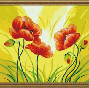 diy flower oil painting by numbers - EN71-3 - ASTMD-4236 acrylic paint - paint boy 40*50cm