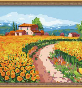 Pintura de paisaje por números - EN71-3 - ASTMD-4236 de acrílico pintura - pintura 40 * 50 cm G085
