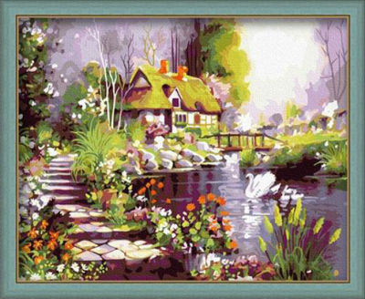 paint sets for painting - EN71-3 - ASTMD-4236 acrylic paint - paint boy 40*50cm G096