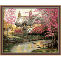 Diy oil pictures by numbers-oil painting beginner kit-canvas oil painting set-diy art set G100