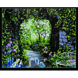 Caliente venta del regalo del arte para colorear por números diy venta al por mayor fuentes del arte - EN71-3 - ASTMD-4236 de acrílico pintura - G120