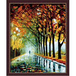 Treebild Öl malen nach zahlen- Umwelt acrylfarbe- Erreichen 40*50cm