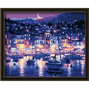 En71-3 - ASTMD-4236 de acrílico pintura - pintura niño pintura al óleo de la luna noche 40 * 50 cm