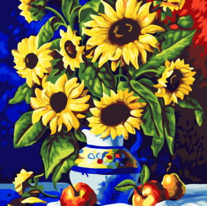 sunflower paint with numbers G146