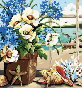 Juegos de pintura para la pintura de acrílico de la flor pintura - pintura 40 * 50 cm G167