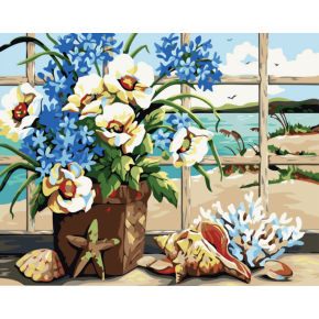 Lack-sets für Malerei- blume acrylfarbe- Lack Junge 40*50cm g167