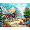 landscape canvas art oil painting by numbers for decoration 40*50cm