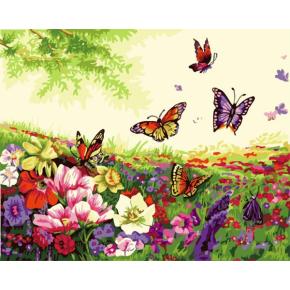 Paintboy- malen nach zahlen, Ölgemälde blume bild g183