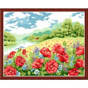 Paintboy- DIY Öl malen nach zahlen- Ölgemälde von Zahlen- Öl abstrakte blumen malerei