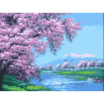 Three-mile digital painting - paint by numbers - manufactor - EN71,CE
