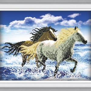 diy digital oil painting - manufactor - EN71,CE,SGS - OEM-horse painting-2015 factory new photo painting kit