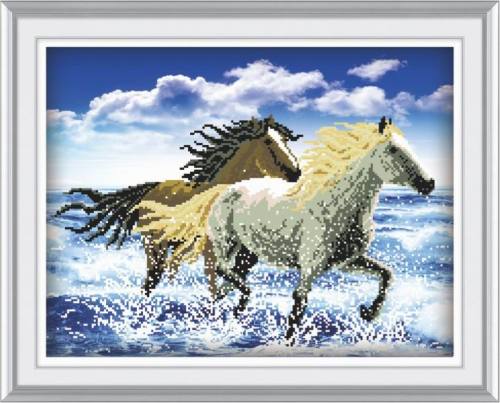 diy digital oil painting - manufactor - EN71,CE,SGS - OEM-horse painting-2015 factory new photo painting kit