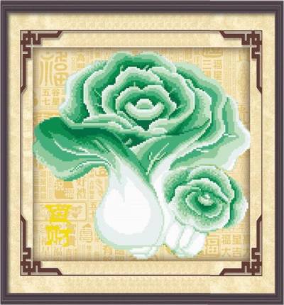 Chinese Cabbage - diy oil paint by numbers - manufactor - EN71,CE,SGS - OEM