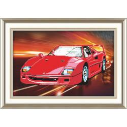 Rotes auto- DIY digitale malerei- manufactor- en71, ce, sgs- OEM