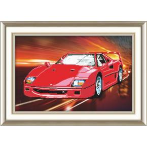 Rotes auto- DIY digitale malerei- manufactor- en71, ce, sgs- OEM