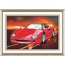 Red car - diy digital painting - manufactor - EN71,CE,SGS - OEM