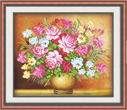 Roses - painting on canvas - manufactor - EN71,CE,SGS - OEM