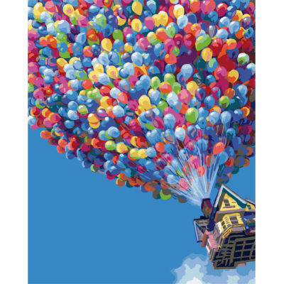 paint by numbers - manufactor - EN71,CE,SGS - OEM-fire balloon picture painting