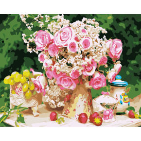 Diy digitale Ölgemälde- manufactor- en71, ce, sgs- oem-new blume foto malerei kit