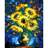 painting on canvas - manufactor - EN71,CE,SGS - OEM-sunflower oil painting flower picture