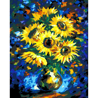Malerei auf leinwand- manufactor- en71, ce, sgs- OEM- Sonnenblume Ölgemälde blume bild