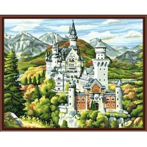2014 fabrik verkaufen ce en71 abstrakte landschaft lack-sets für malerei