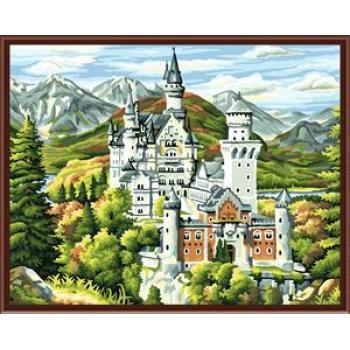 2014 factory sell CE EN71 abstract landscape paint sets for painting
