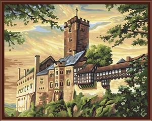 New design OEM with ce en71diy number oil painting