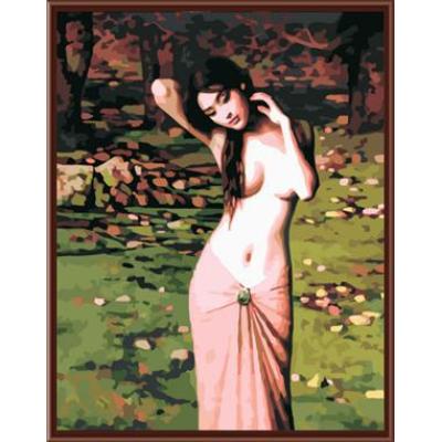 Yiwu fábrica hechos a mano moderna mujer desnuda pintura al óleo por número