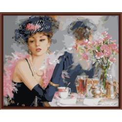 Yiwu fábrica sexy lady DIY pintura acrílica pintura al óleo digital