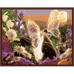 Reventa DIY pintura al óleo digital para ángel