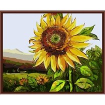 DIY digital handmade sunflower hot photo on canvos home decor oil painting arts