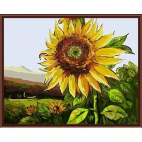 diy digitale handgefertigt sonnenblumen heißen foto auf canvos wohnkultur Ölgemälde kunst