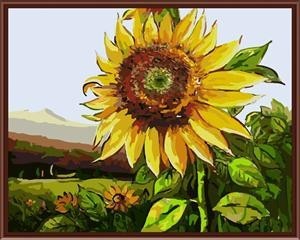 diy digitale handgefertigt sonnenblumen heißen foto auf canvos wohnkultur Ölgemälde kunst
