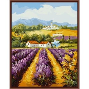 hersteller gute qualität gerahmte leinwand Landschaft diy malen nach zahlen