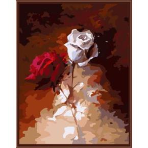 Yiwu manufactor pintado a mano flower petróleo moda pintura para la casa decoración